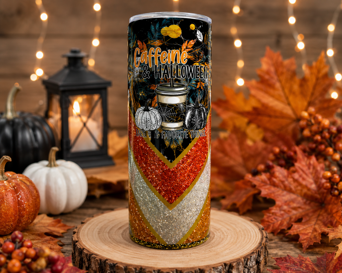 Caffeine & Halloween Are My Favorite Things 20oz Tumbler