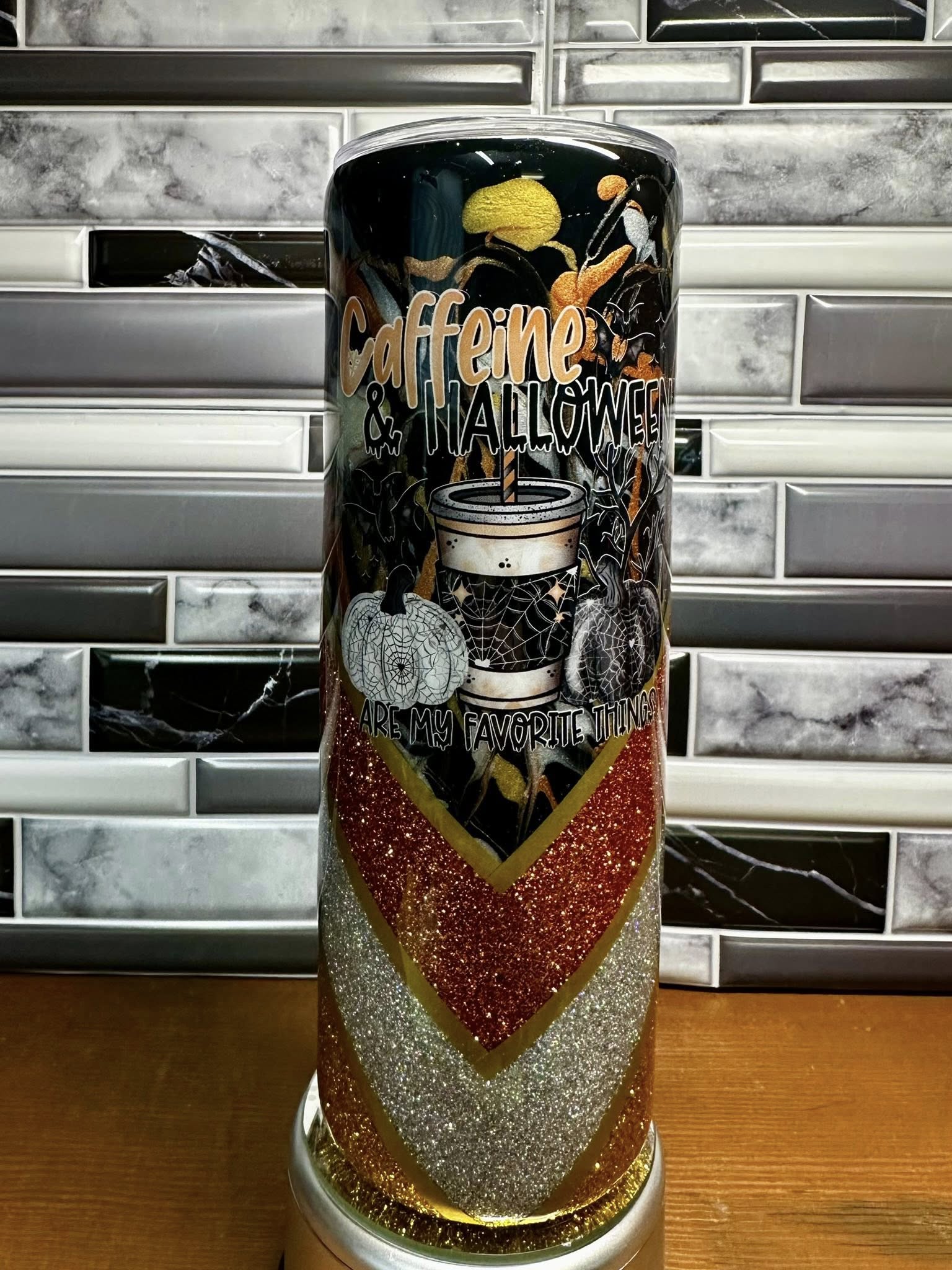 Caffeine & Halloween Are My Favorite Things 20oz Tumbler