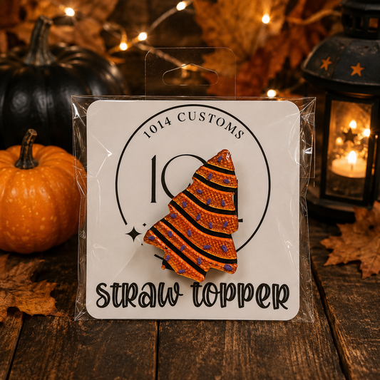 Halloween Tree Straw Topper - 10mm