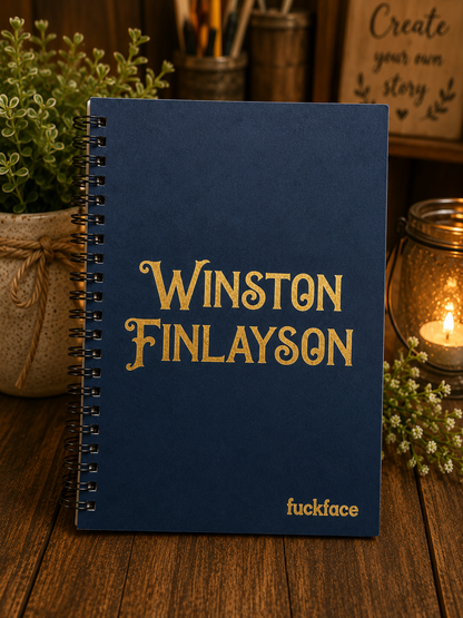 Custom Engraved Notebook