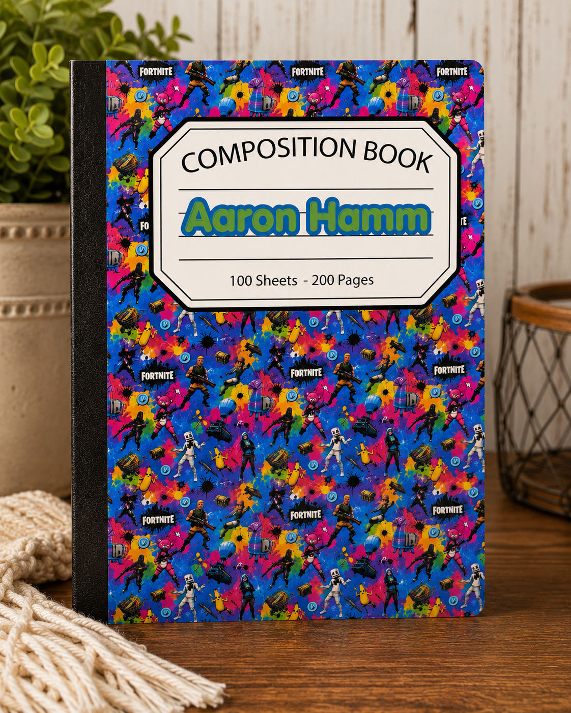 Personalized Composition Notebook