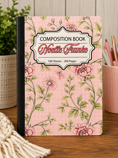 Personalized Composition Notebook