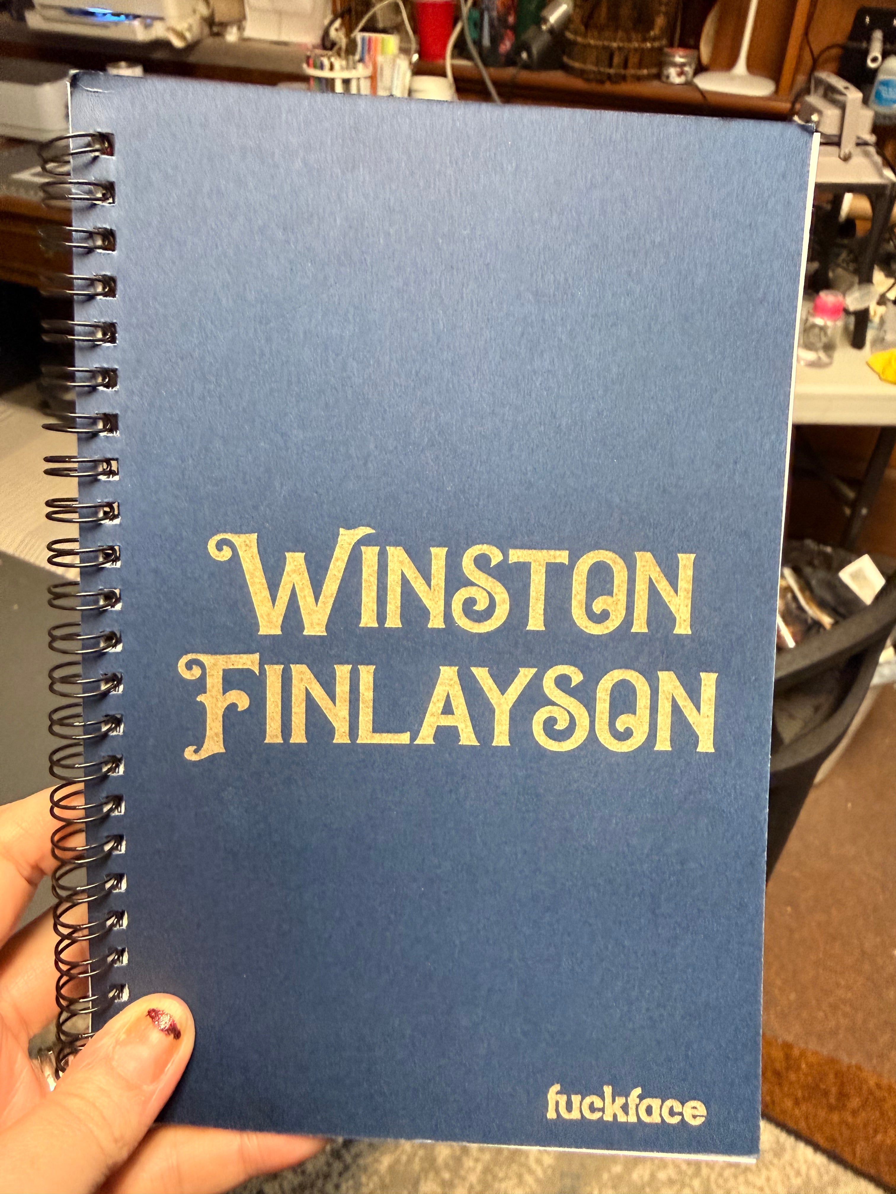 Custom Engraved Notebook