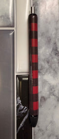 Red Plaid Gel Pen