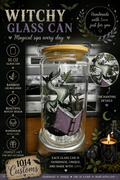 Mystical Cauldron & Spellbook 16oz Glass Tumbler