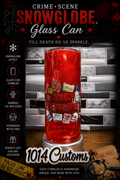Couch Detective Snowglobe Tumbler 20oz