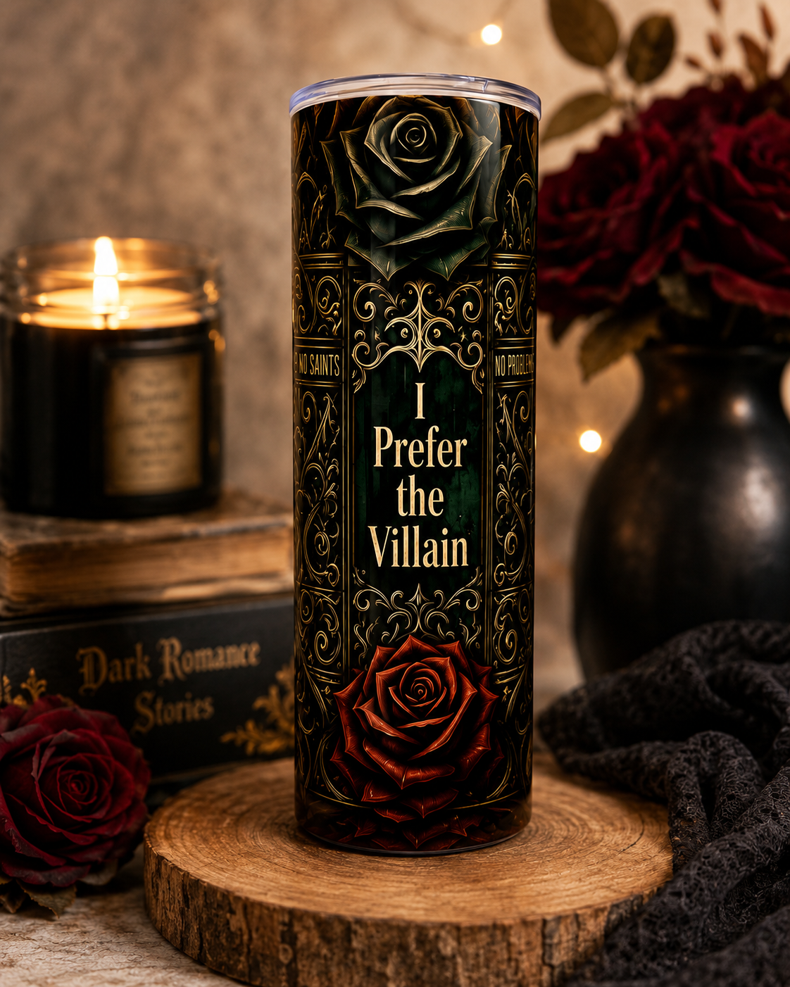 I Prefer the Villain Tumbler | Dark Romance Book Lover Cup