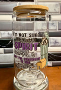 My Spirit Animal Has Rabies Glass 16oz